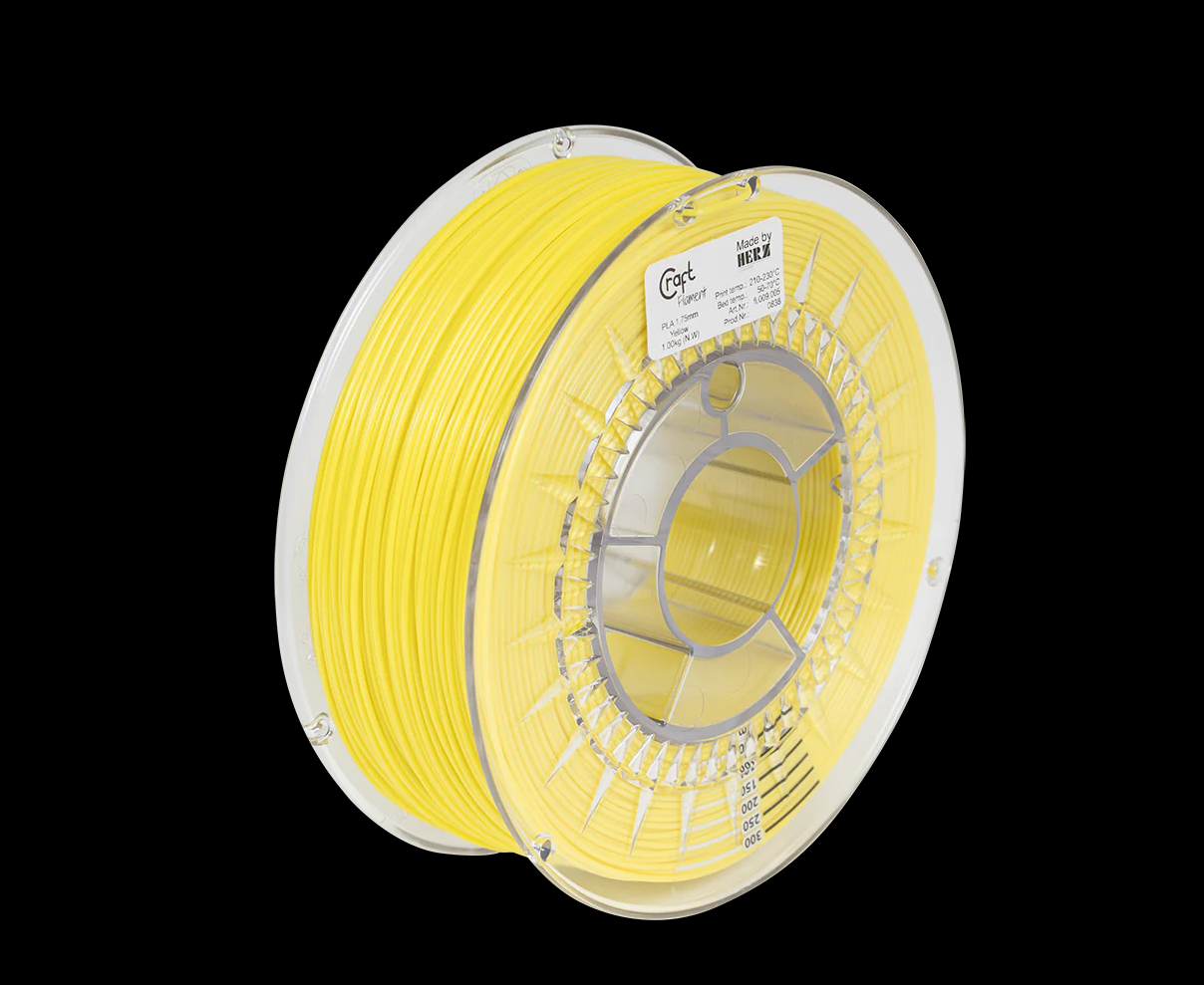 Craftbot 3D Print Filament Yellow 1KG (craftbot 3D Printing Filament)