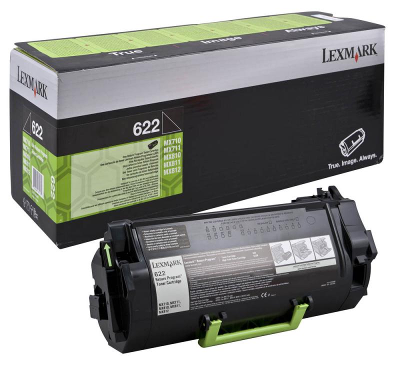 Lexmark 62D2000 Black Toner (Toner Lexmark 622 R)