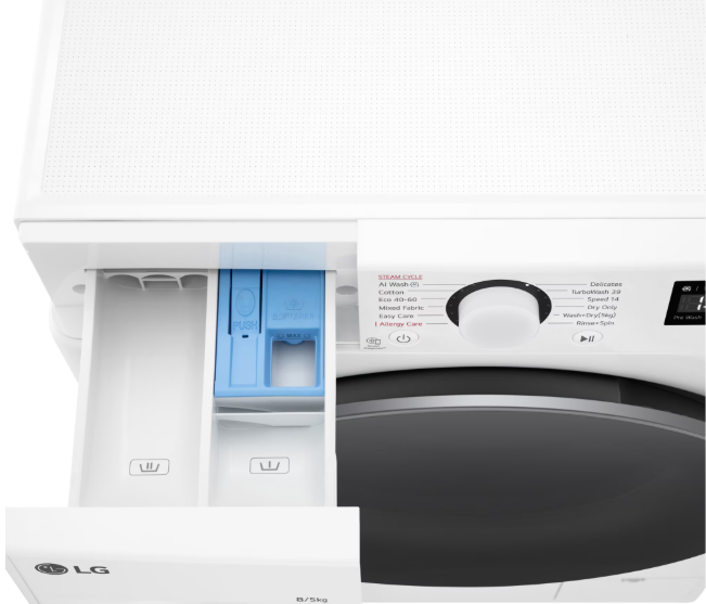 Masina de Spalat cu Uscator LG F2DR508S1 (Masina de spalat rufe cu uscator LG F2DR508S1W)