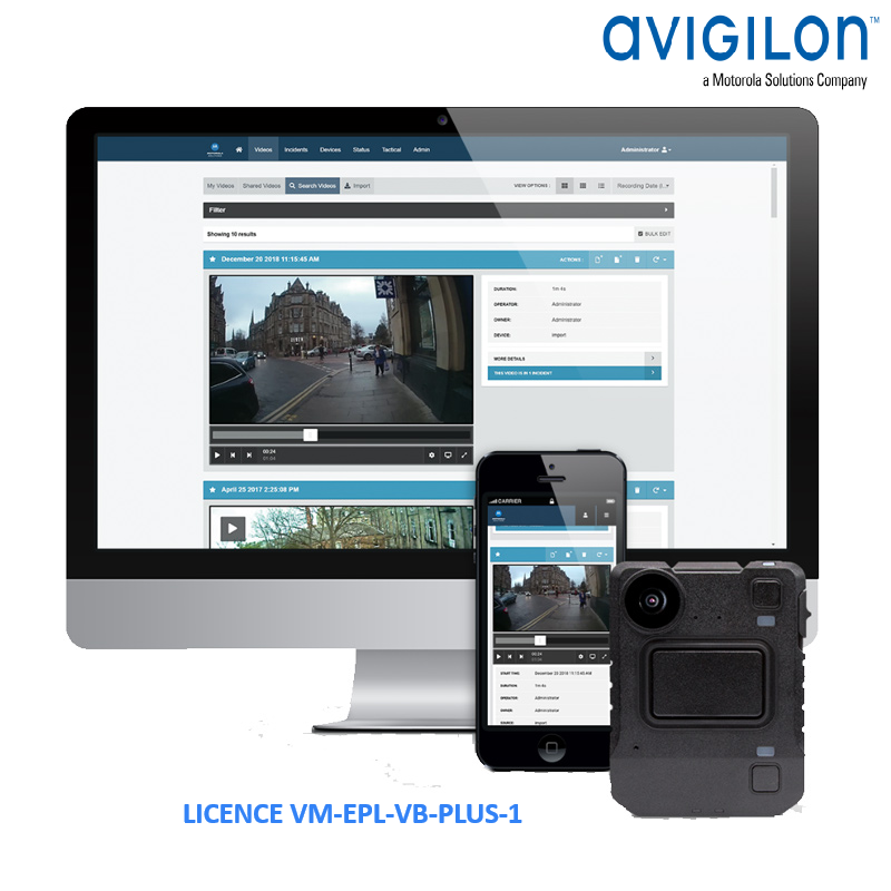 License 1 x Vm Plus For Video Badge (License: 1x Vm Plus for VideoBadge;VM-EPL-VB-PLUS-1)