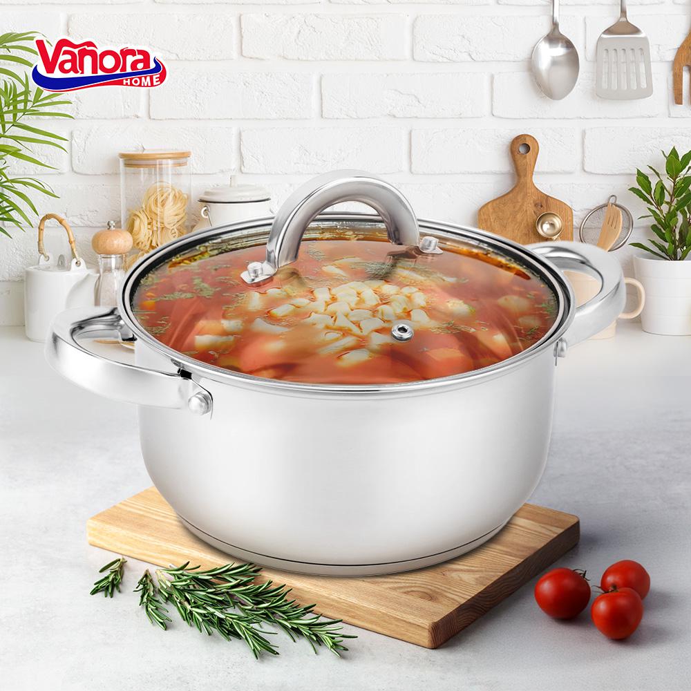 Vanora CRATITA INOX+CAPAC 22x10.5CM,3.9L, IRENE