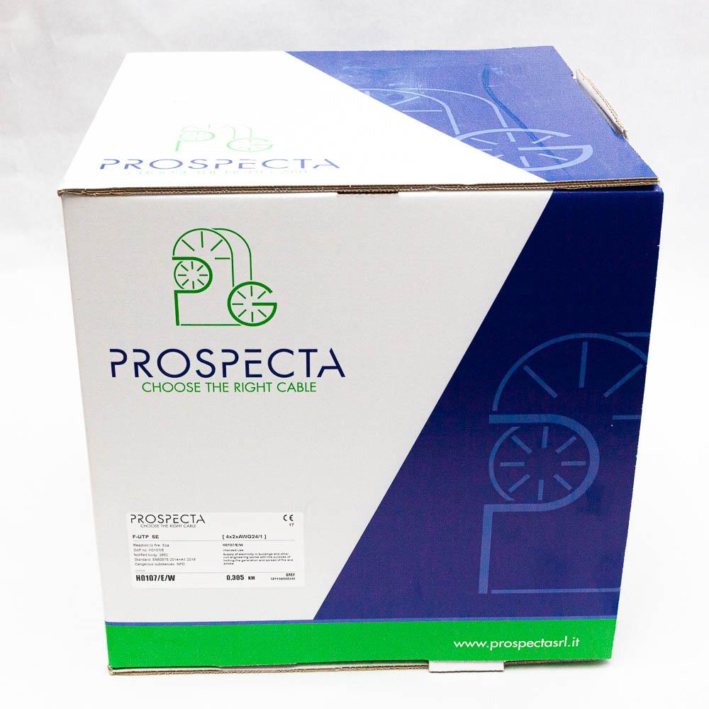 Cablu FTP CAT 5E 4x2xAWG24, cupru 100%, cod: H0107/E/W, pentru retelistica (pana la 100MHz), numar perechi: 4 twisted, ecranare: folie aluminiu laminata, diametrul conductorului: 0.51mm, material PVC, culoare gri, diametru exterior 5.8mm, Conductor Loop R