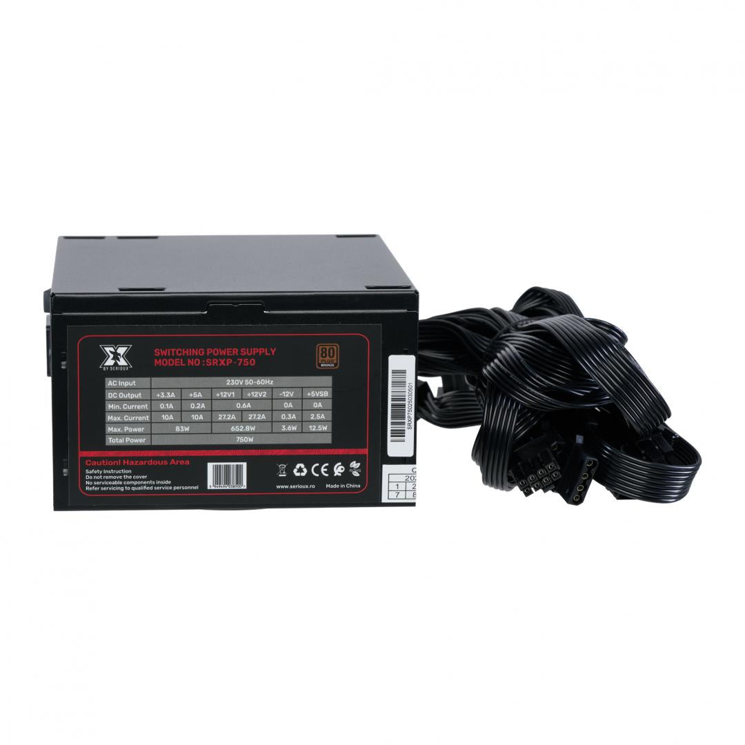 Sursa PC Serioux 750W 80+ Bronze FAN12CM (Sursa Serioux Energy 750W)