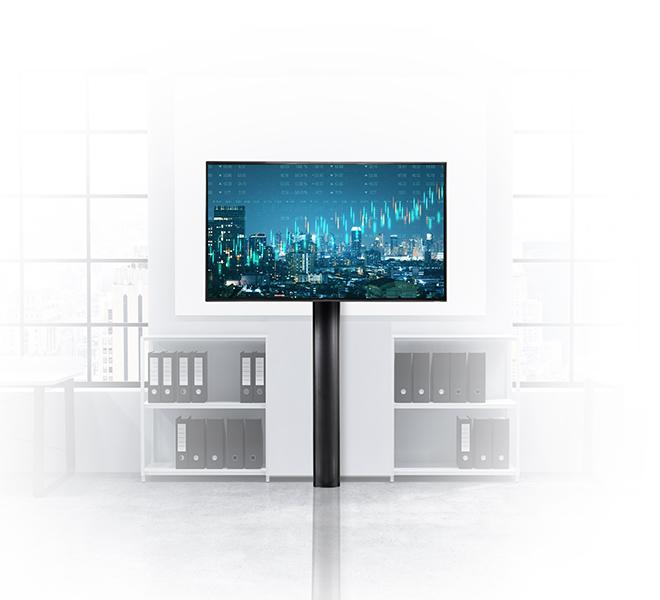 MODE-AL - Premium Floor-to-Wall Single S (Stand de podea cu fixare in perete B-Tech 39-75")