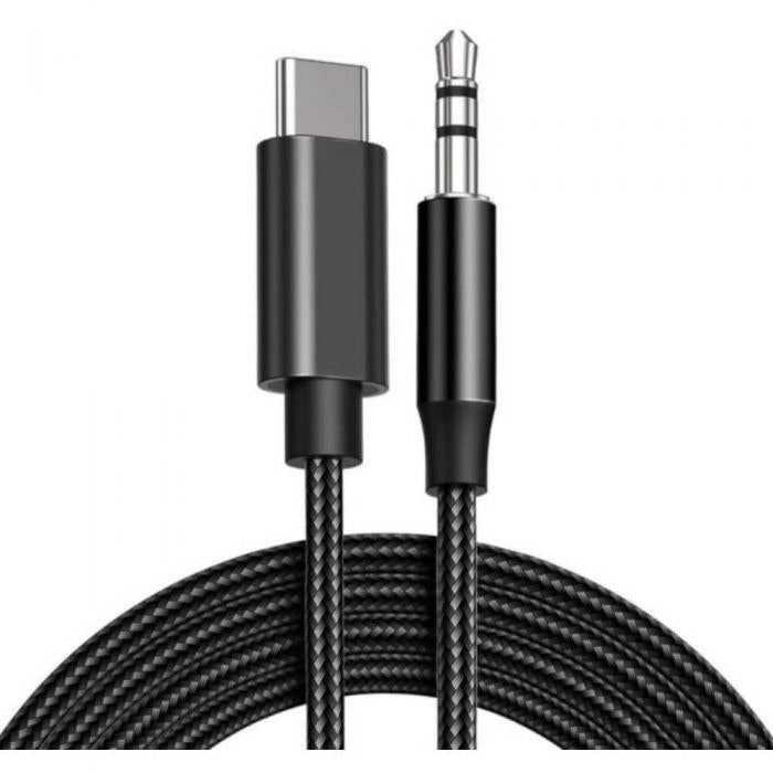 Cablu Audio Lemontti USB-C-Jack 3.5MM (Cablu Audio Lemontti USB-C-Jack 3.5MM)
