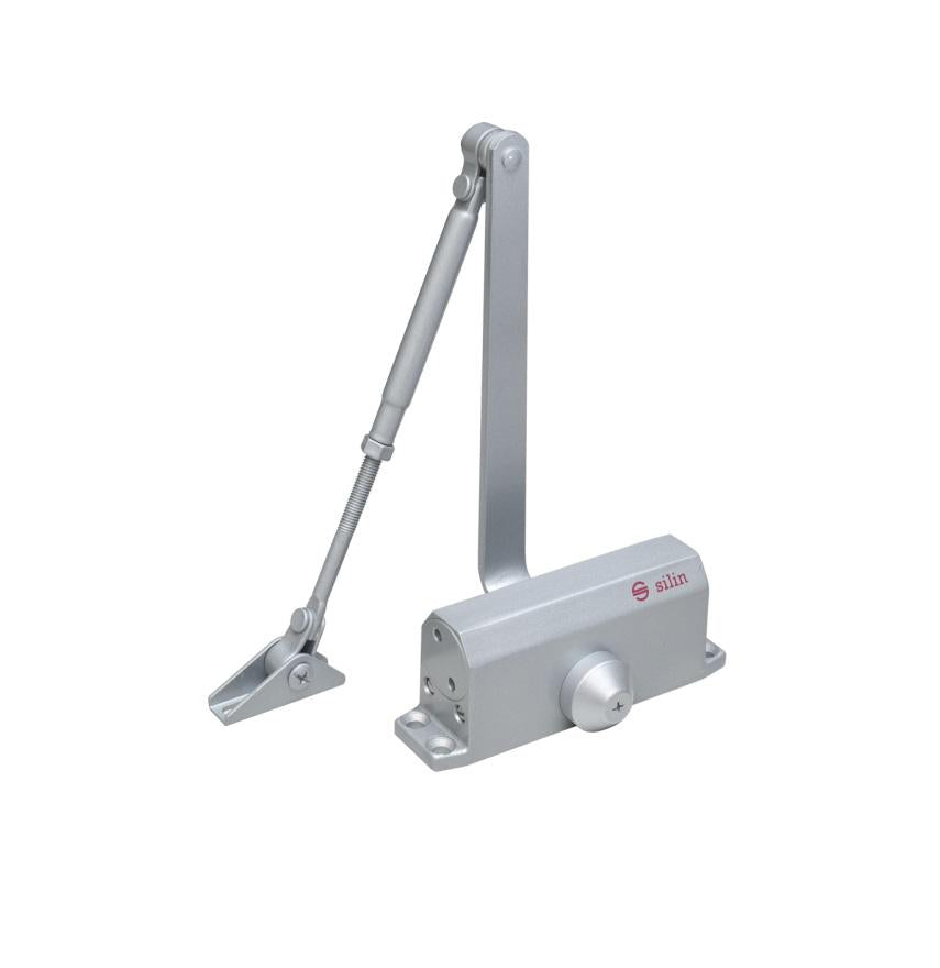 Amortizor Hidraulic 25-45 KG, Argintiu (Amortizor hidraulic cu brat SA-5012AW-sv)
