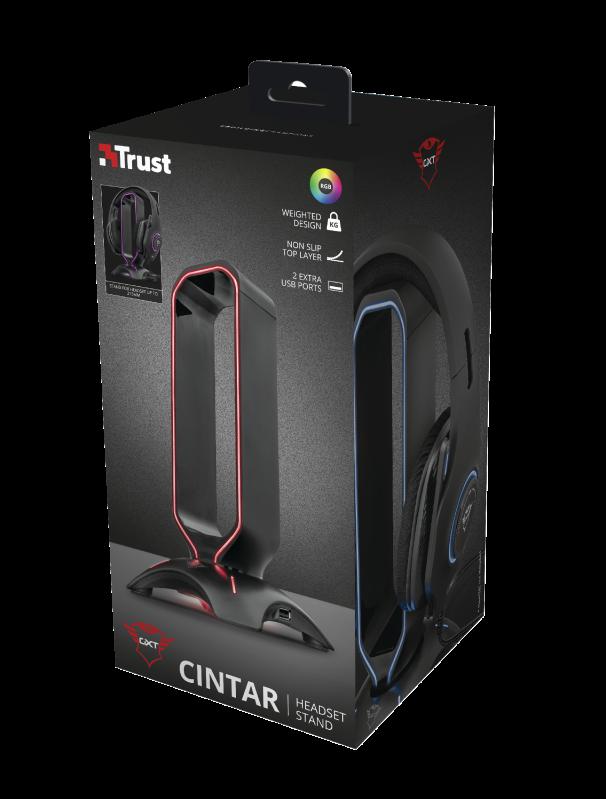 Trust GXT 265 Cintar RGB Headset Stand
