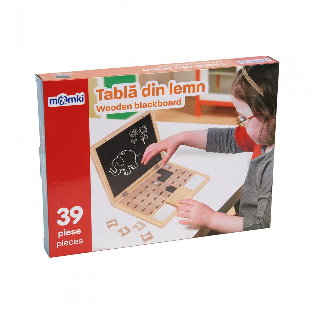 Tabla din Lemn, 39 de Piese (tabla din Lemn cu 39 de Piese)