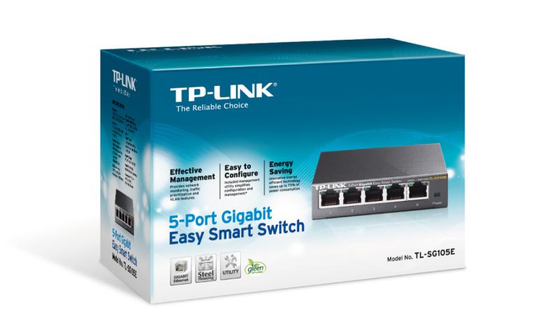 TP-Link TPL SW 5P-GB EASY-SMART