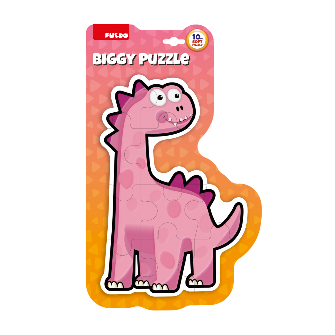 Puedo Toys PUZZLE MAXI, 10 PIESE- ROZ