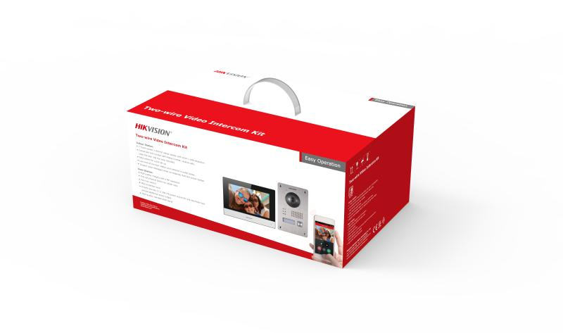 Kit Videinterfon IP 2 Fire (Kit videointercom IP Hikvision DS-KIS703Y-P)