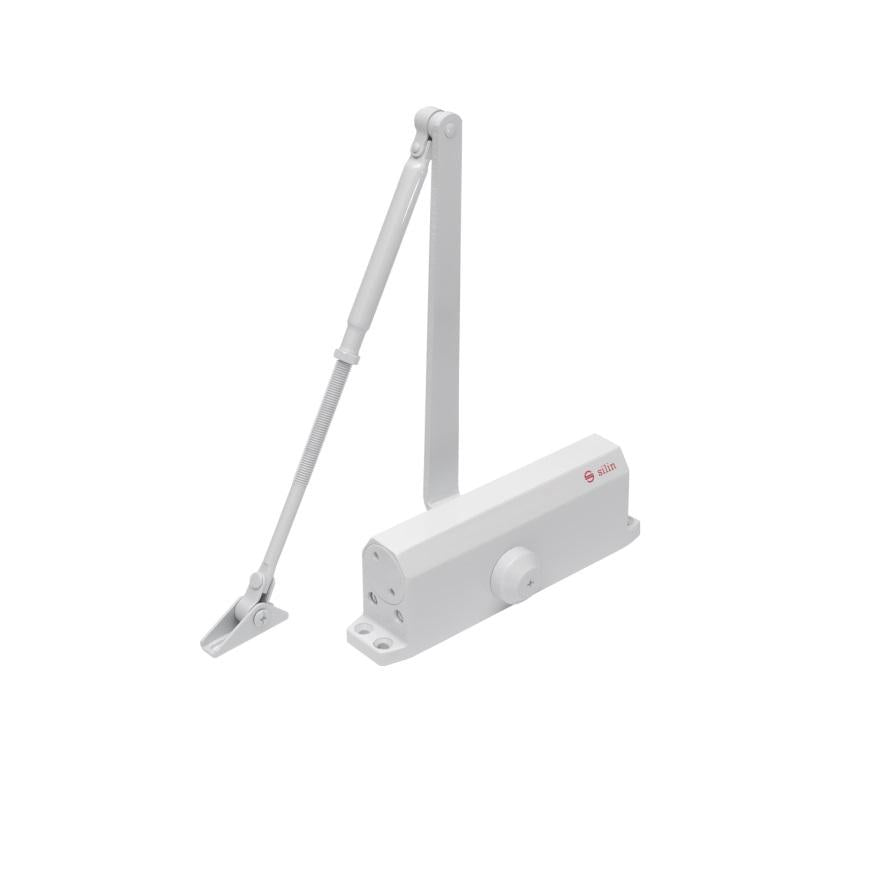 Amortizor Hidraulic 60-85 KG, Alb (Amortizor hidraulic cu brat SA-5044AW-wh)