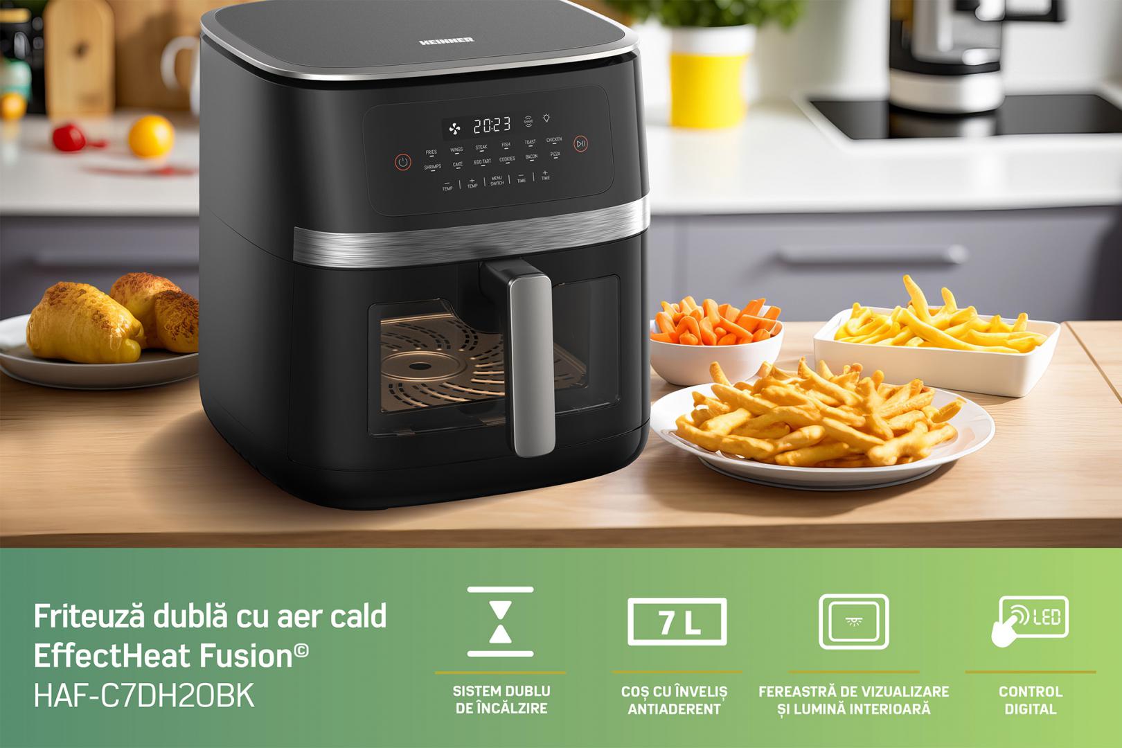 FRITEUZA AER CALD HEINNER HAF-C7DH20BK