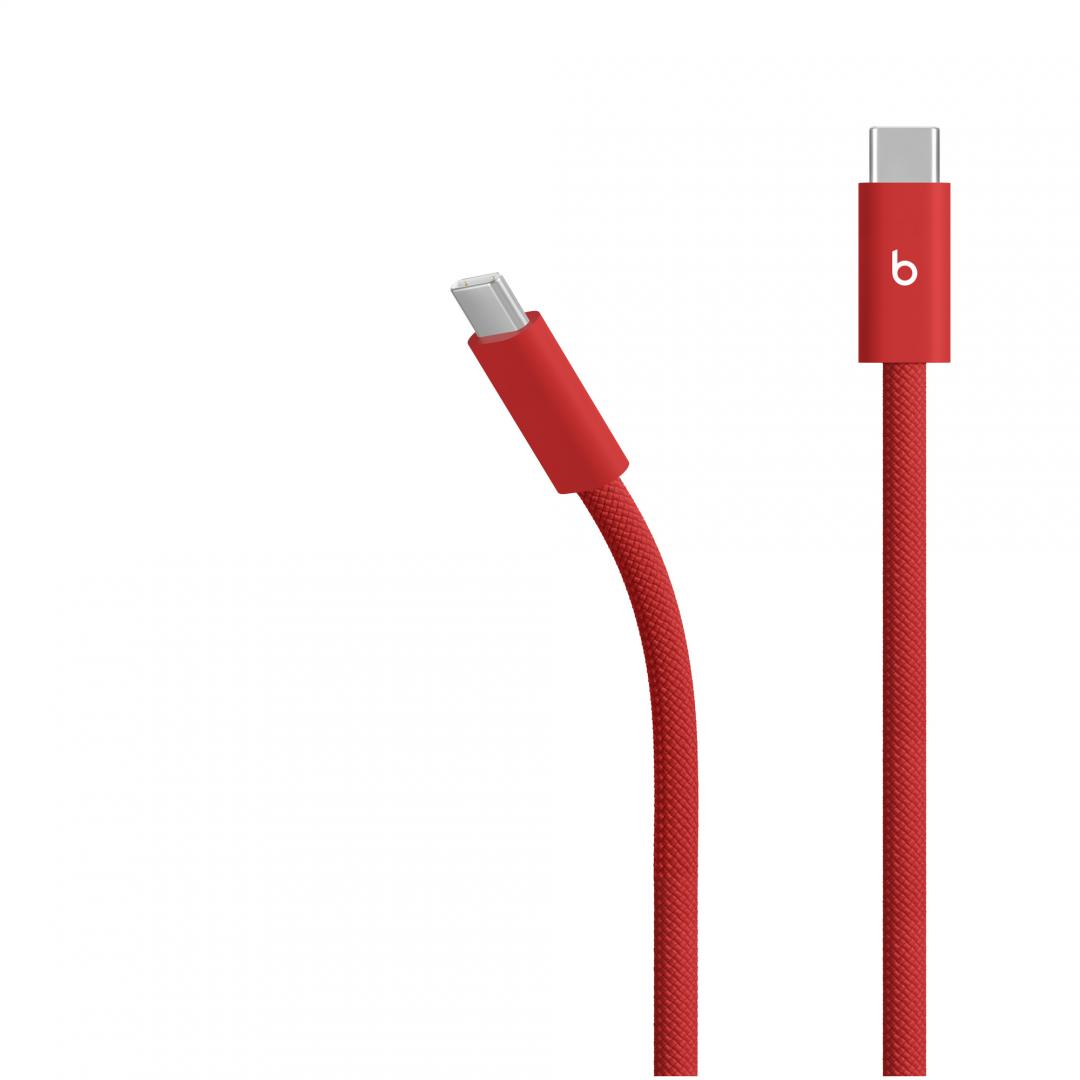 Beats USB-C To USB-C 3 M Rd (Beats 240W USB-C to USB-C Braided Cable (3 m) - Rapid Red)