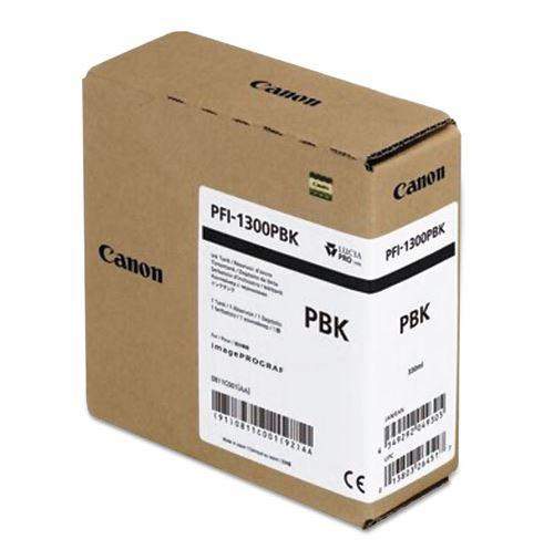 Canon PFI-1300GY Black Ink (Cartus Canon PFI-1300PBK)