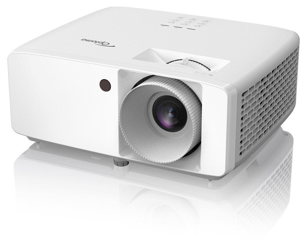 Videoproiector Optoma ZH350, DLP laser FHD 1920*1080, 3.600 lumeni, 2.000.000:1, 16:9/ 4:3, 30.000 ore, distanta maxima de proiectie 10 m, dimensiune maxima imagine 7.62 m/ 300", 2* HDMI, USB-A power 1.5A, RS232, audio out, 27-32 dB, boxa 15W, 3D, Securit