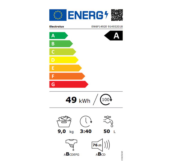 Masina de Spalat Electrolux EW6F1492E (Masina de spalat rufe Electrolux EW6F1492E)