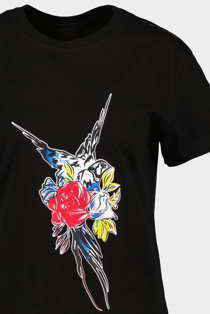 Tricou Pasare Flori W (tricou Pasare Flori Dama XS)