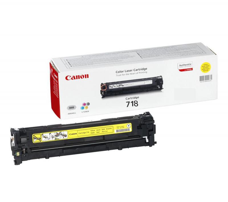 RESIGILAT | Toner Canon CRG718Y, yellow, capacitate 2900 pagini, pentru LBP-7200Cdn CANON