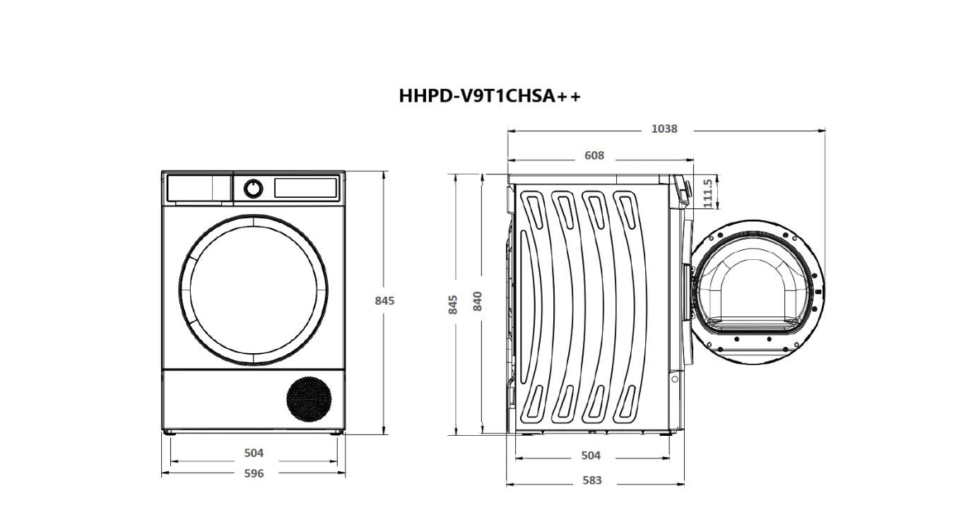 USCATOR DE RUFE HEINNER HHPD-V9T1CHSA++