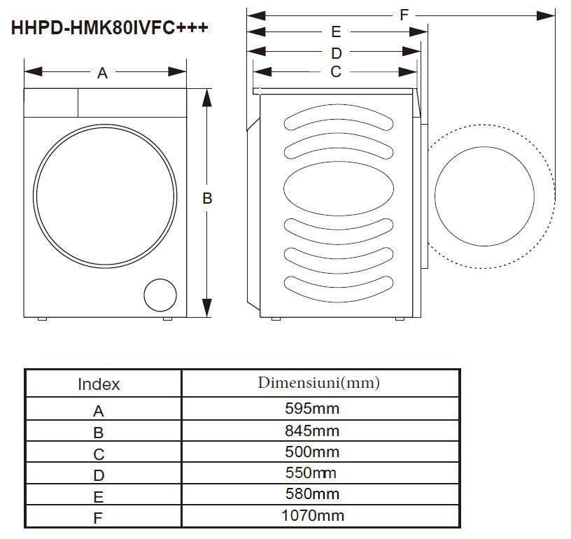 USCATOR DE RUFE HEINNER HHPD-HMK80IVFC++