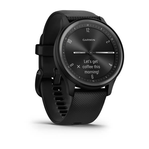 Ceas Garmin SmartWatch Vívomove Sport, Black