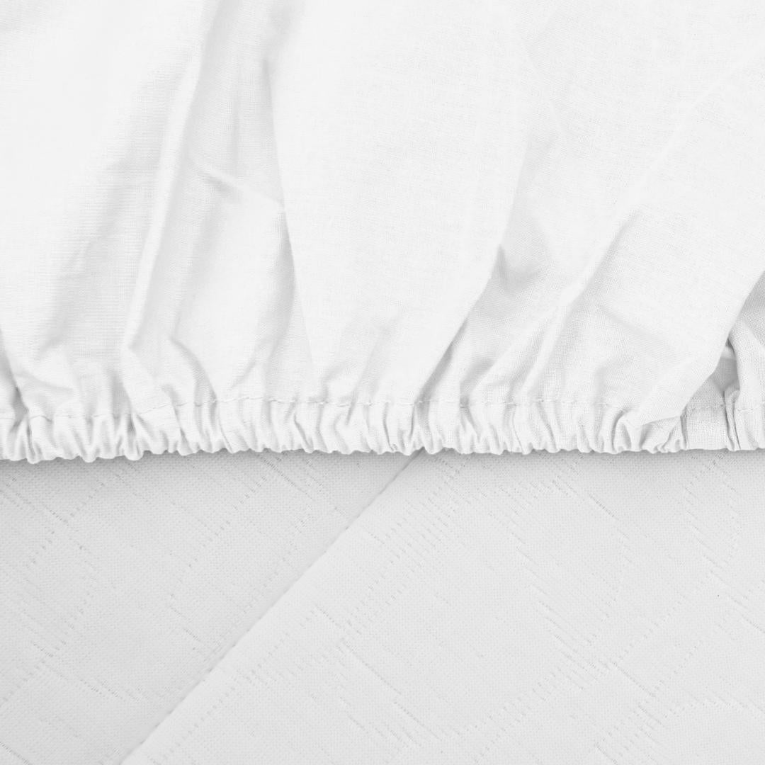Heinner CEARCEAF PAT CU ELASTIC 160X200 CM ALB