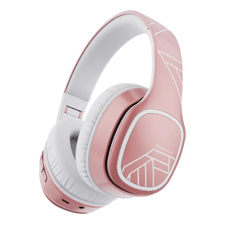 Casti Wireless PowerLocus P7, Rose Gold (Casti Over-ear PowerLocus P7)