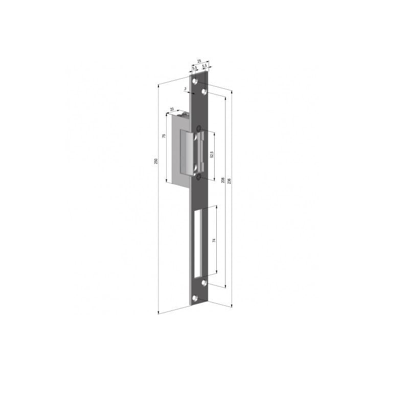 Electromagnet Fail Lock Yale 12Vcc (Electromagnet fail lock Yale YB17-12D-L)