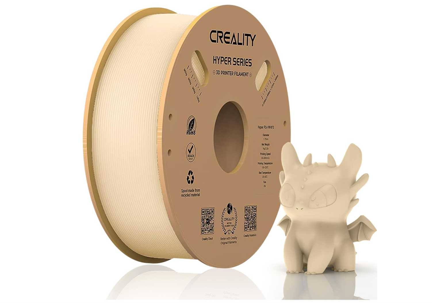 Creality 3D Pr. Filament HYPER-PLA Skin (creality Hyper Pla 3D Printer Filament)