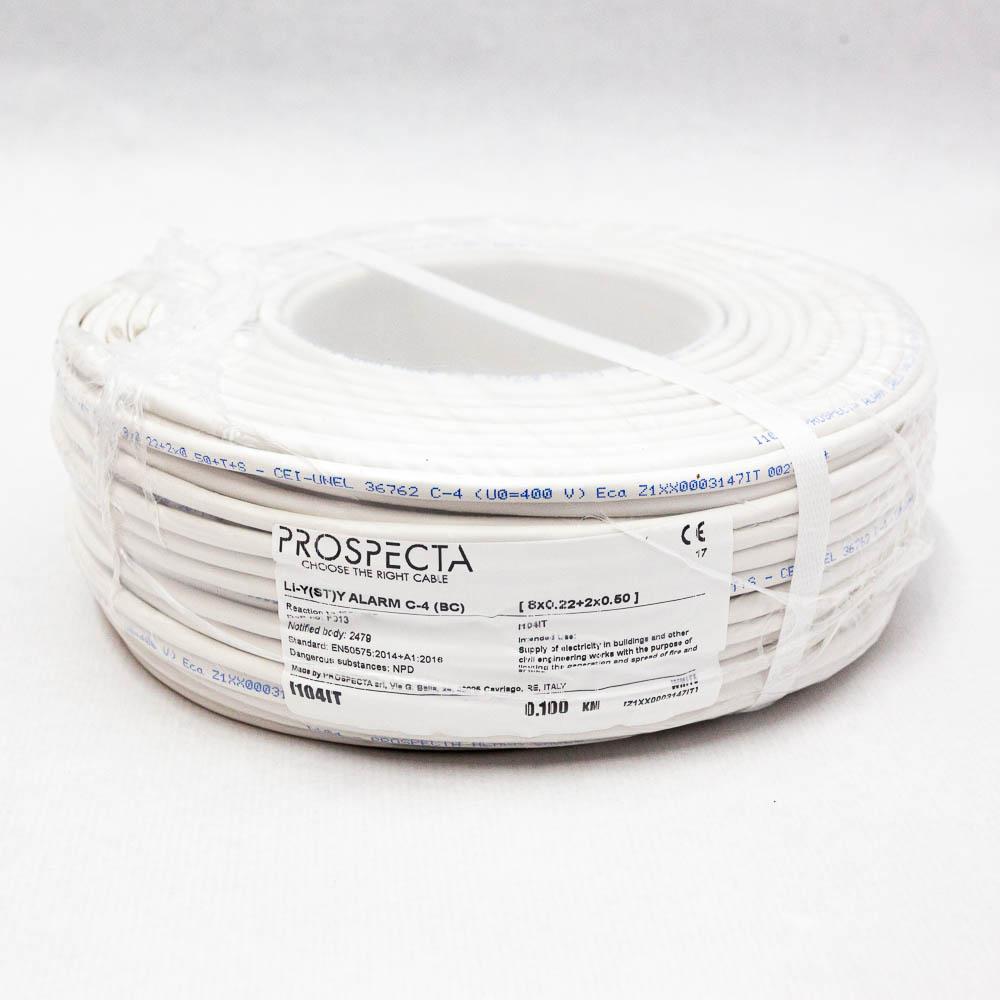 Cablu Alarma 8x0.22 + 2x0.50 Cupru (Cablu alarma 8 x 0.22 + 2 x 0.50 premium)