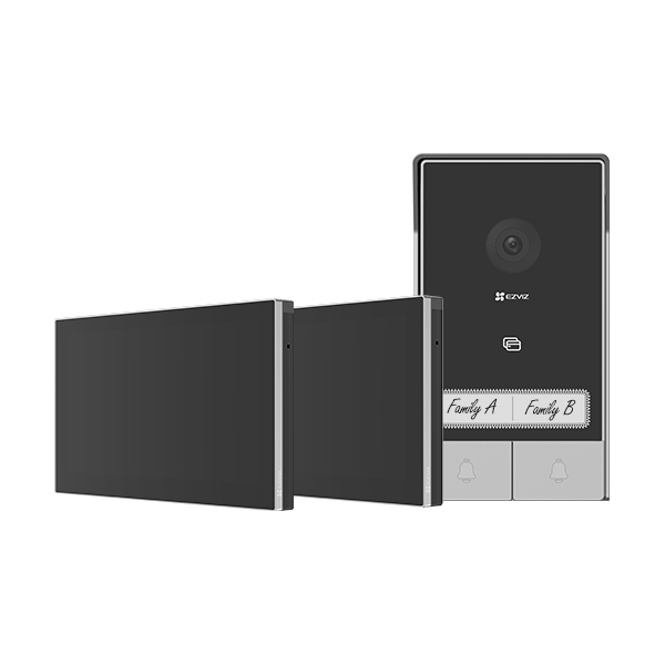 KIT VIDEINTERFON EZVIZ PENTRU 2 FAMILII