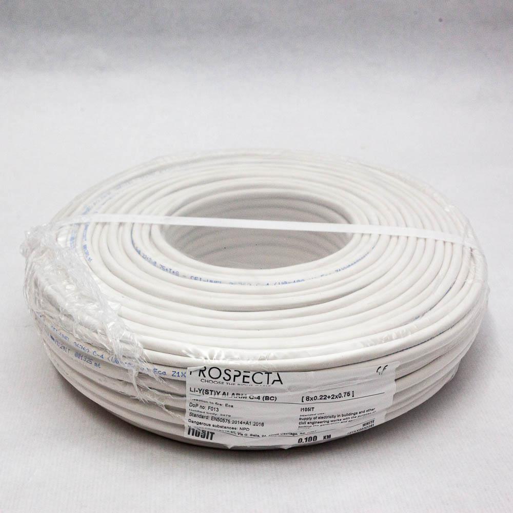 Cablu Alarma 8x0.22 + 2x0.75 Cupru (Cablu alarma 8 x 0.22 + 2 x 0.75 premium)