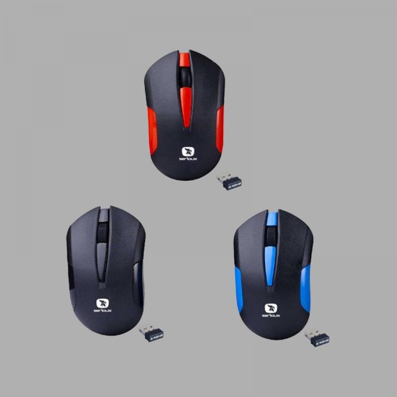 Mouse Serioux DRAGO300 Wr Black USB (Mouse Serioux wireless)