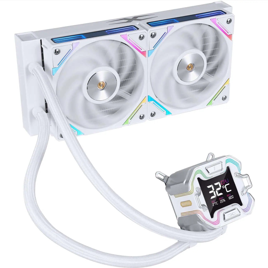 Cooler 1STPLAYER X-Starship 240E White (Cooler Procesor 1stPlayer X-Starship 240E)