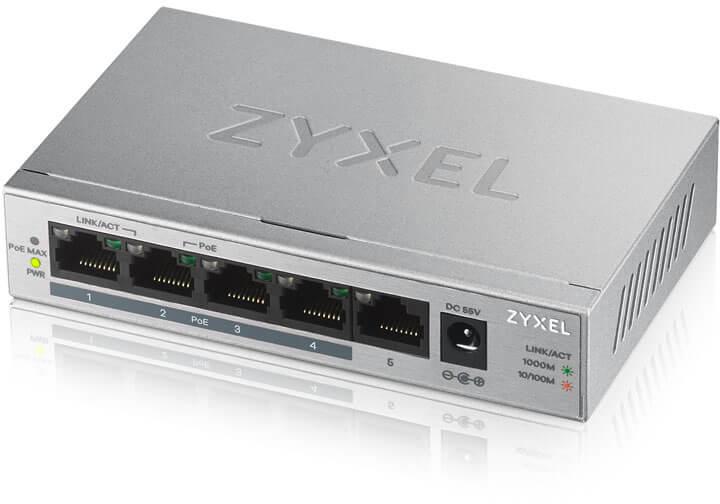 ZYXEL GS1005-HP 5PORT POE DESKTOP SWITCH