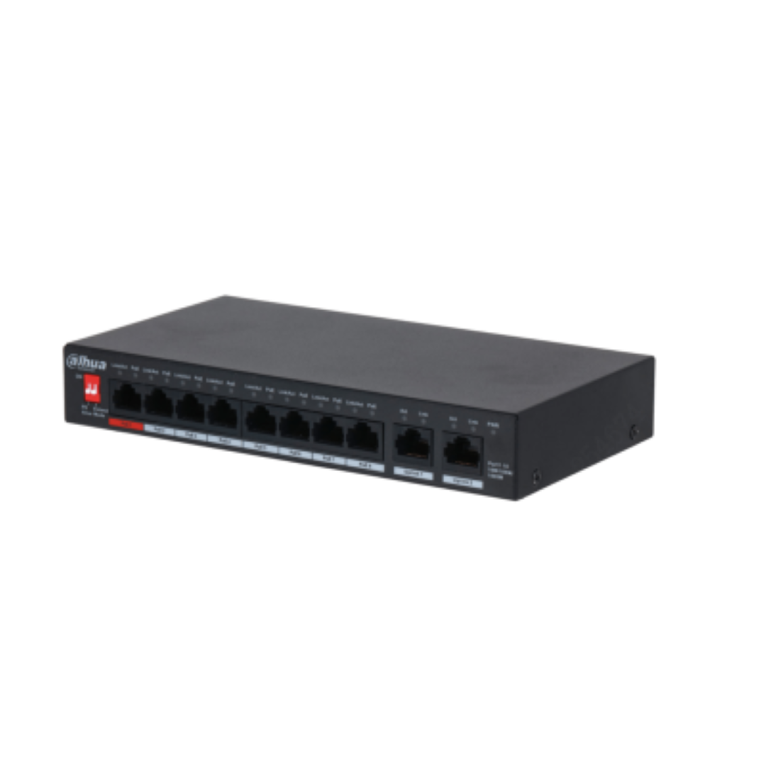Dahua Switch 8P Unmng Poe PFS3010-8GT-9 (Dahua switch 8 porturi Gigabit PFS3010-8GT-96 V2)