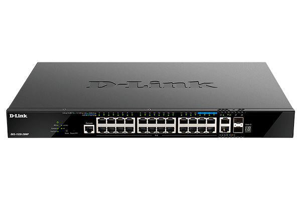 Dlink Sw 28P-GB 2P-SFP+ Smart Rm Poe L3 (Switch D-Link DGS-1520-28MP)