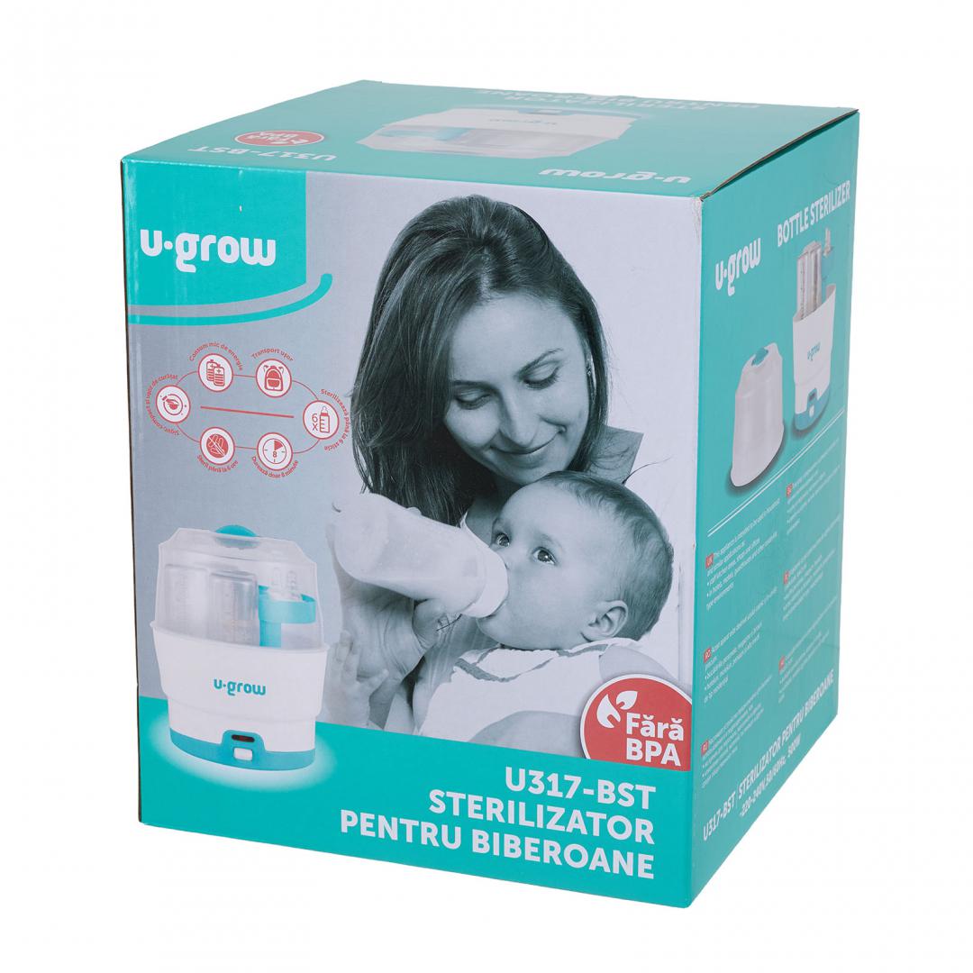 Sterilizator 6 biberoane, 500W, U-Grow