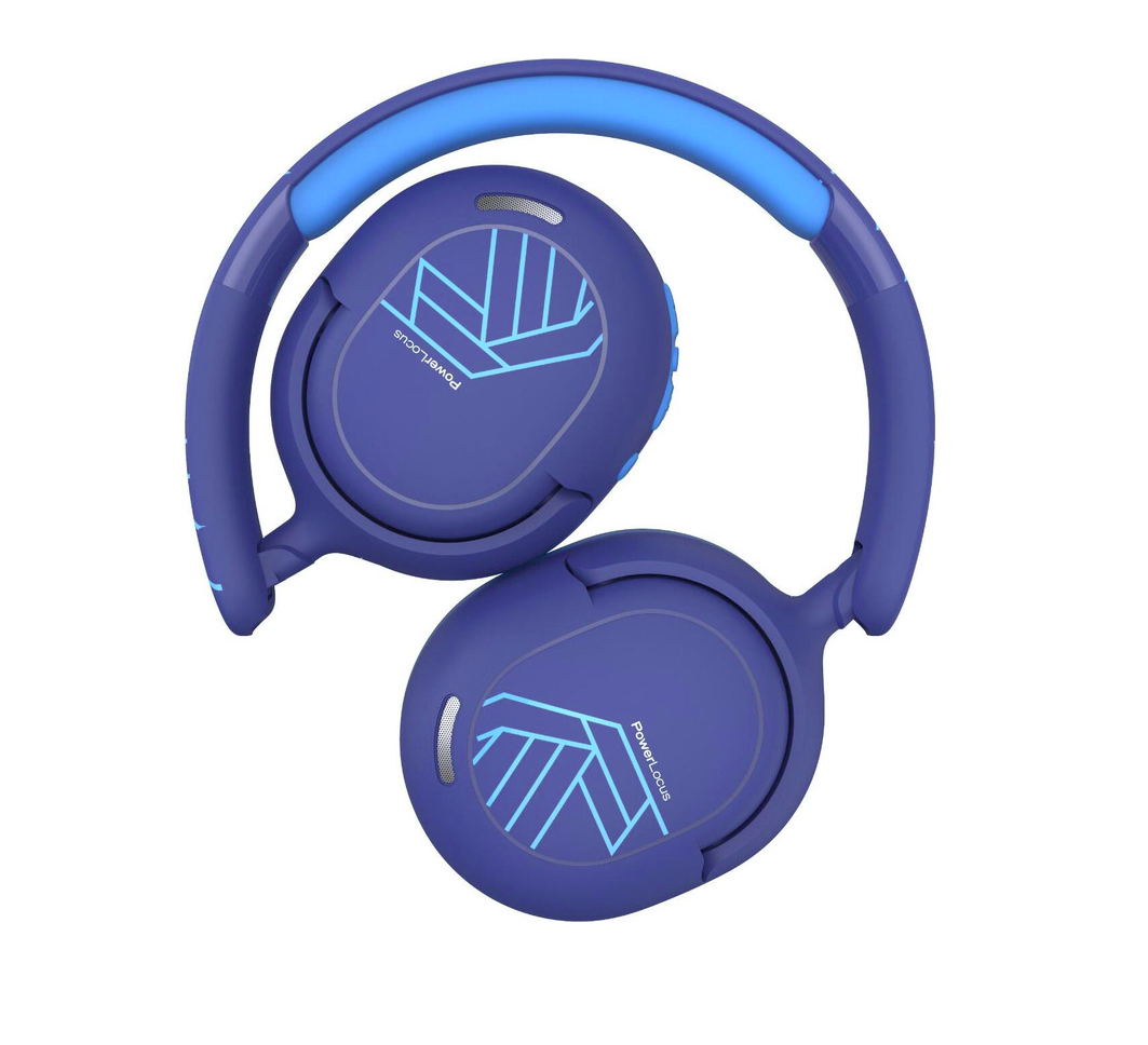 PowerLocus Casti copii LionKids Blue