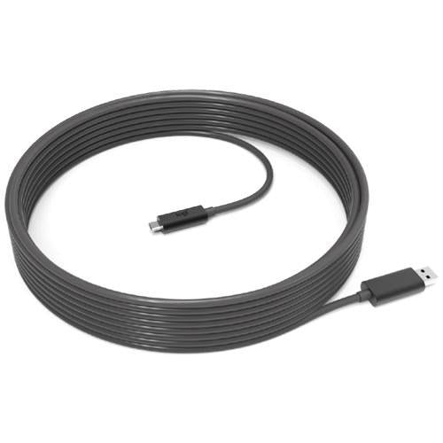 Cablu date Logitech USB-USB-C 10m, negru