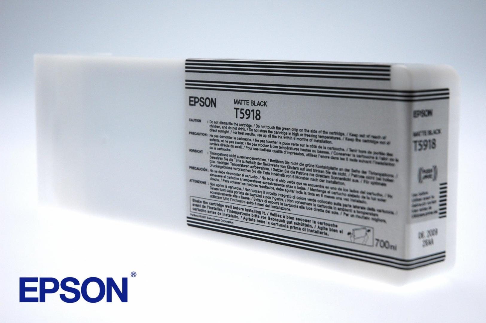 Epson T5918 Matte Black Inkjet Cartridge (Cartus Epson T59180N)