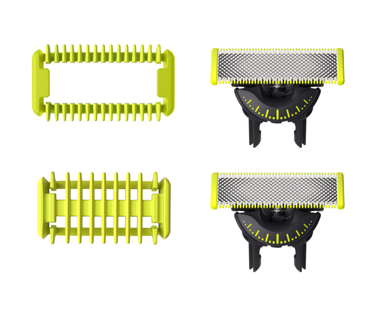 Set 2 rezerve OneBlade Philips QP624/50 (Rezerva OneBlade QP624/50)