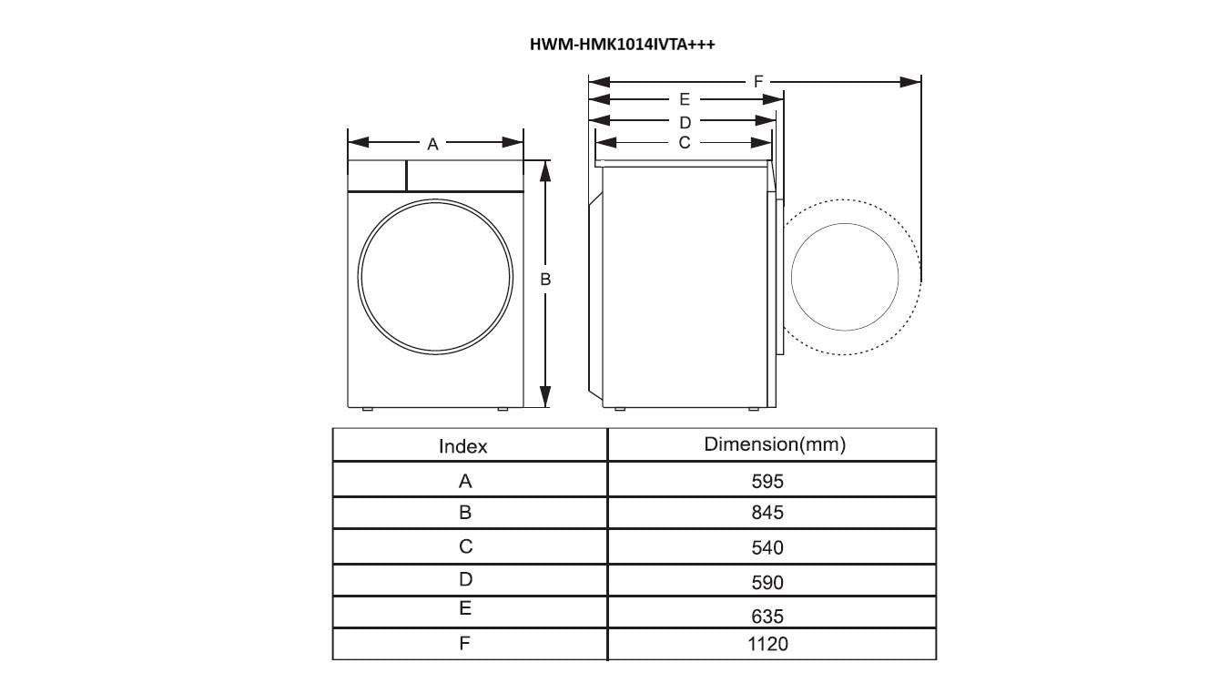 Masina de Spalat Heinner HWM-HMK1014IVTA (Masina de spalat rufe Heinner HWM-HMK1014IVTA+++)