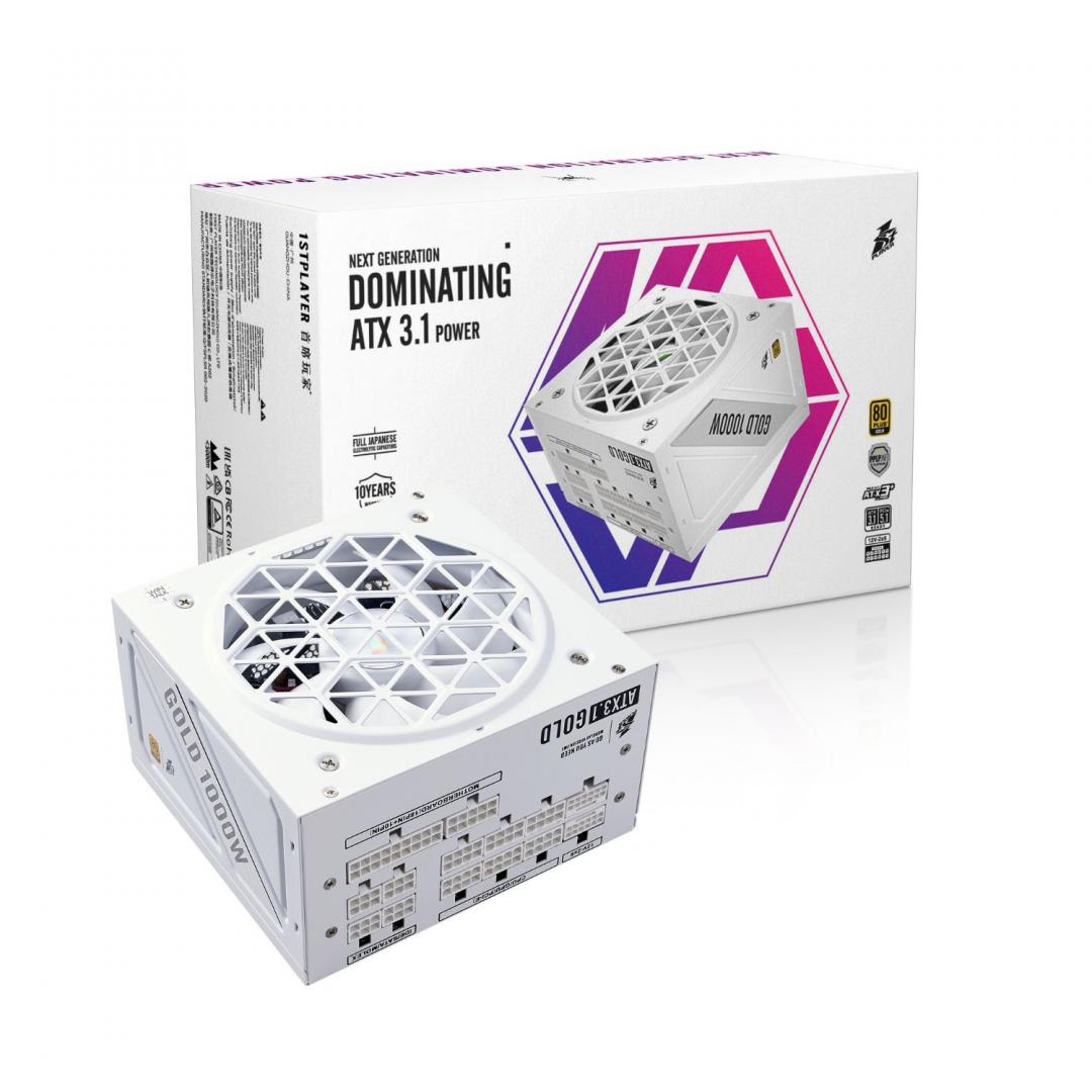 Sursa 1STPLAYER Ngdp Platium 1000W White (Sursa 1stPlayer Ngdp Platinum White)