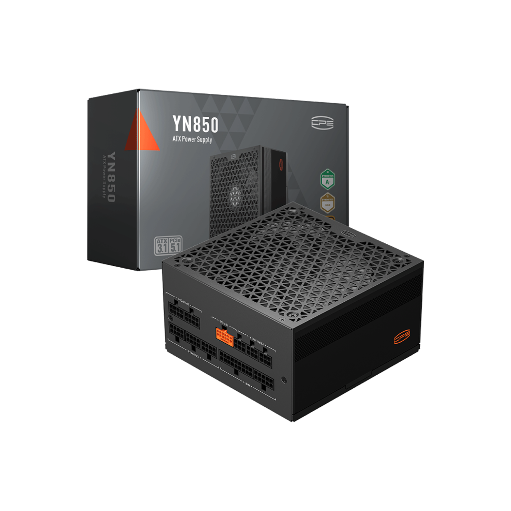 Sursa PCCooler "YN850", 850W, certificare 80 Plus Gold, modular, fan 135mm, negru, "P5-YN850-G1F"