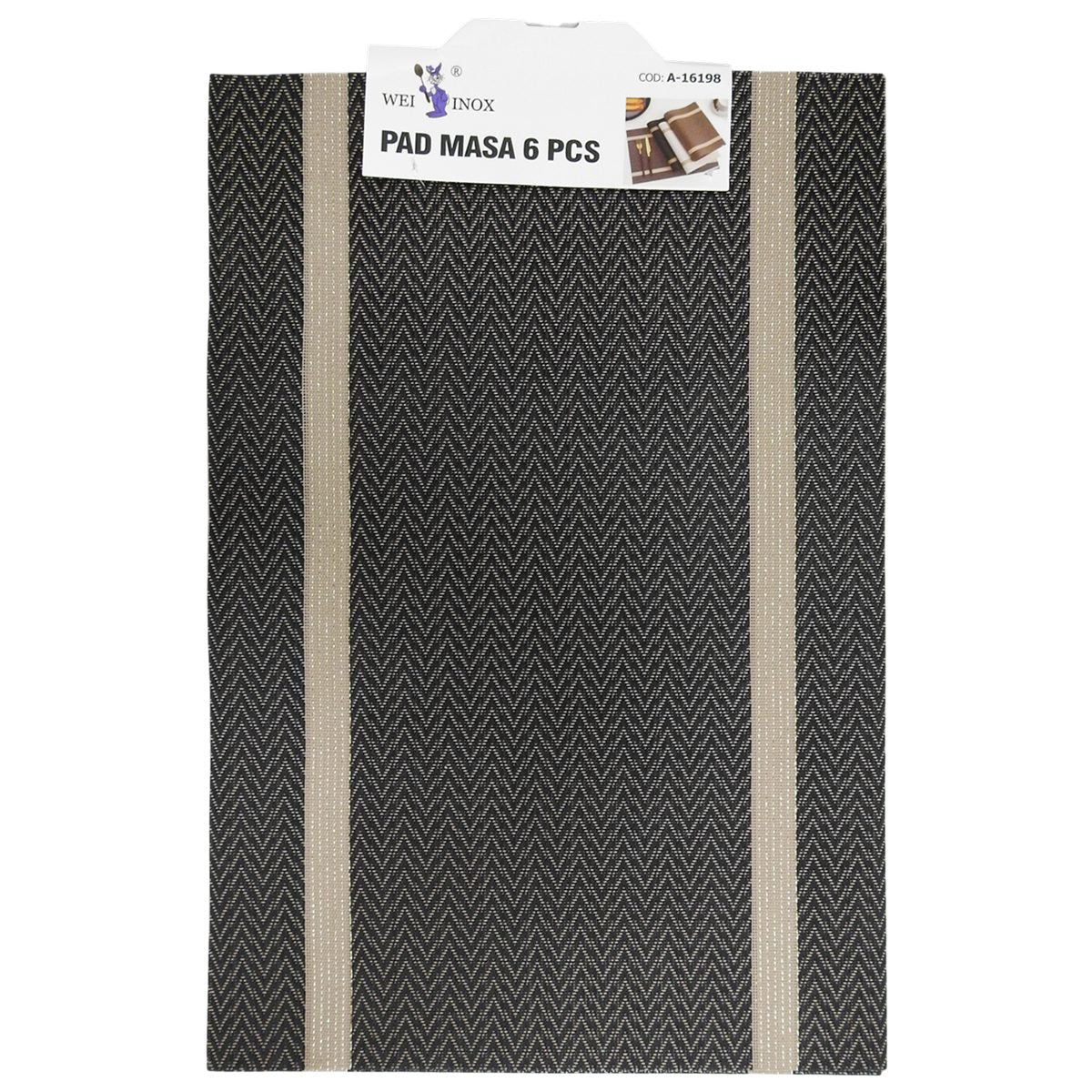 Pad Masa 6 piese 30x45cm PVC Wei A-16198