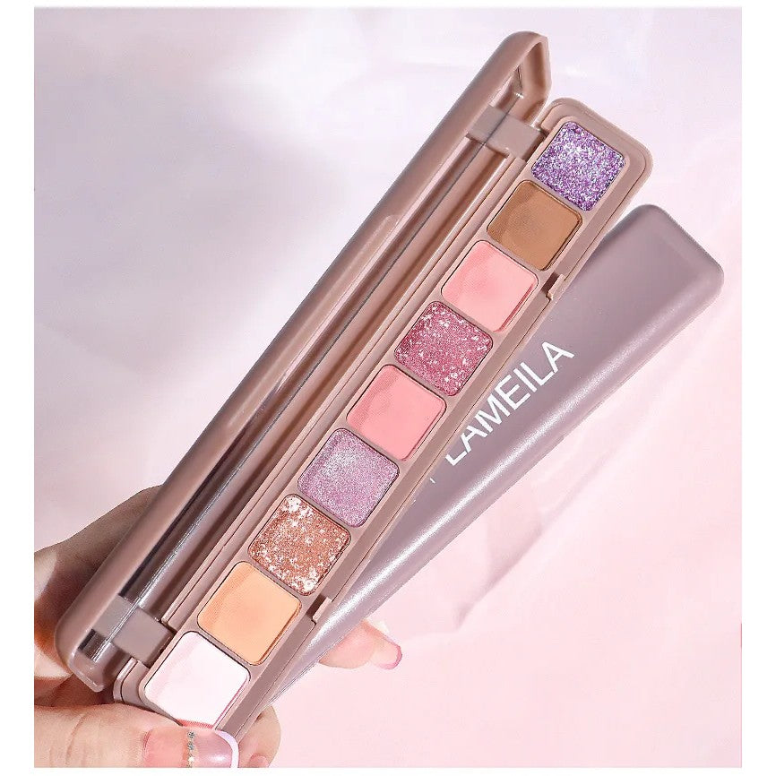 Paleta Farduri 9 Culori, Farduri Mate si Sidefate, Rezistenta la Apa, Oglinda, 10 g, 9 x 3 x 2 cm, Valabilitate 3 Ani, Multicolor