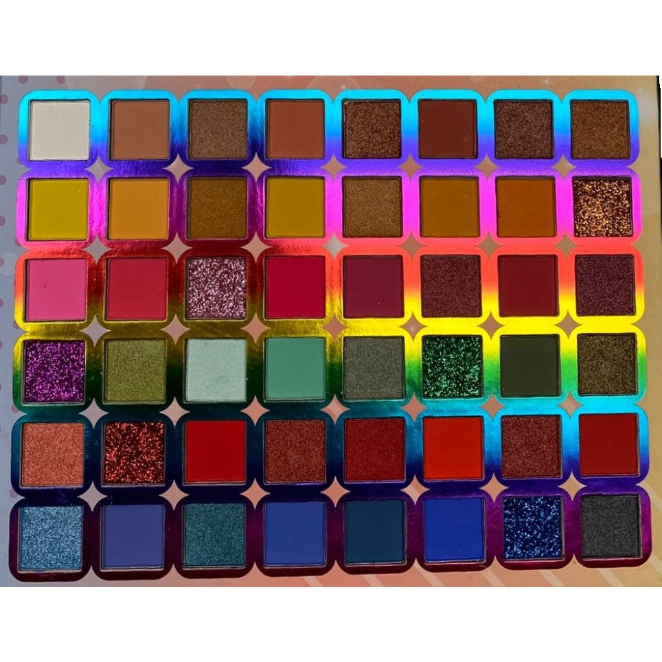 Trusa de machiaj, paleta de farduri Shining cu 48 de culori pigmentate