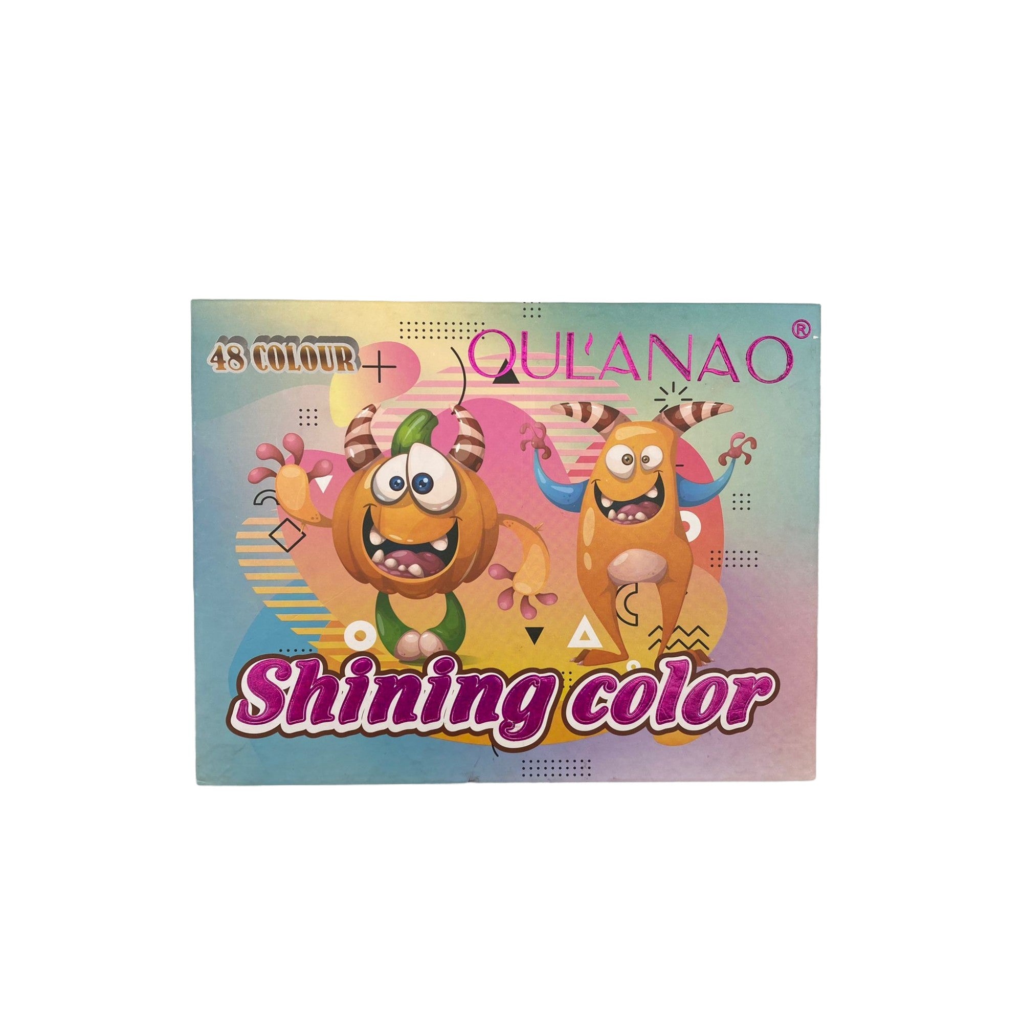 Paleta Farduri Flippy, Oulanao, 48 Culori, Farduri Mate, Sidefate, Glitter, Dreptunghiulara, 200 g, 45 x 43 x 3.9 cm, Valabilitate 3 Ani, Multicolor
